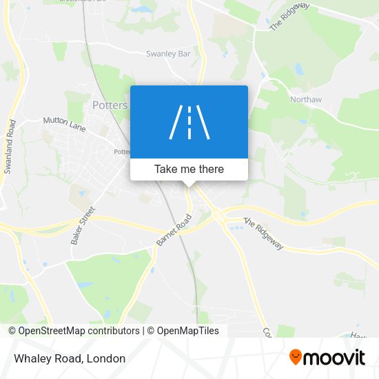 Whaley Road map