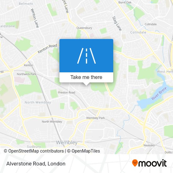 Alverstone Road map
