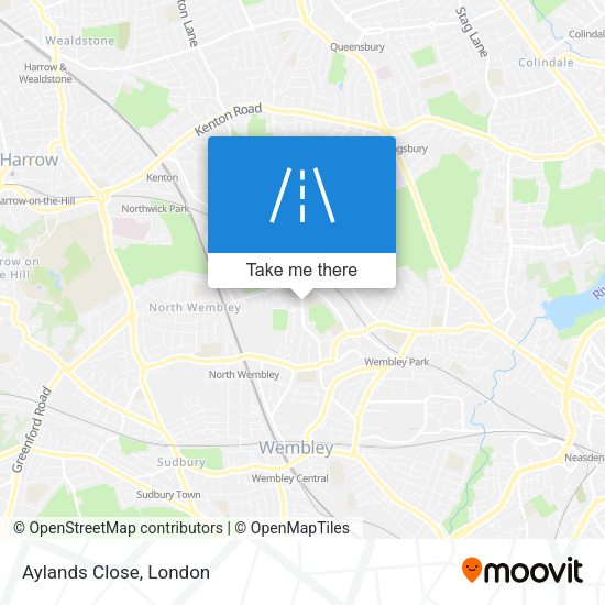 Aylands Close map