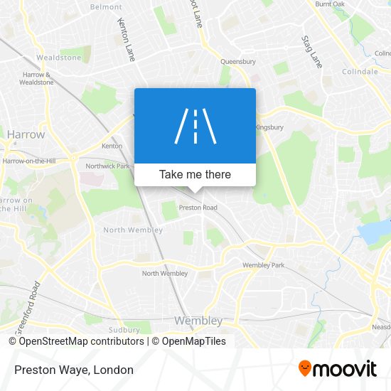 Preston Waye map
