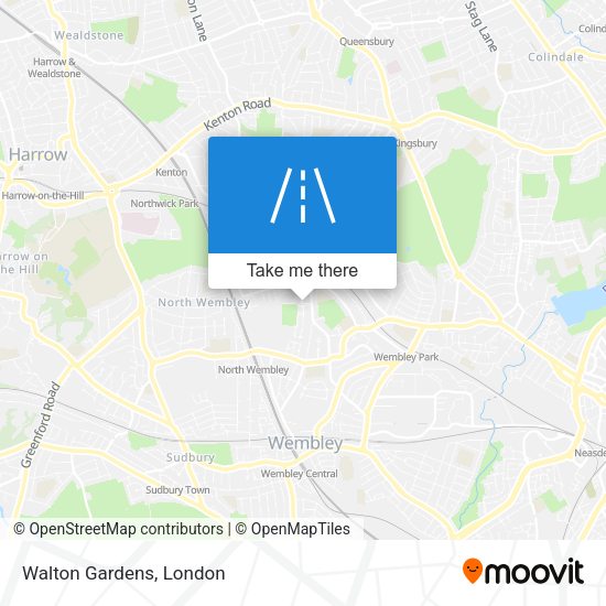 Walton Gardens map