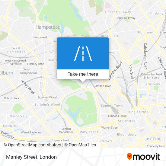 Manley Street map