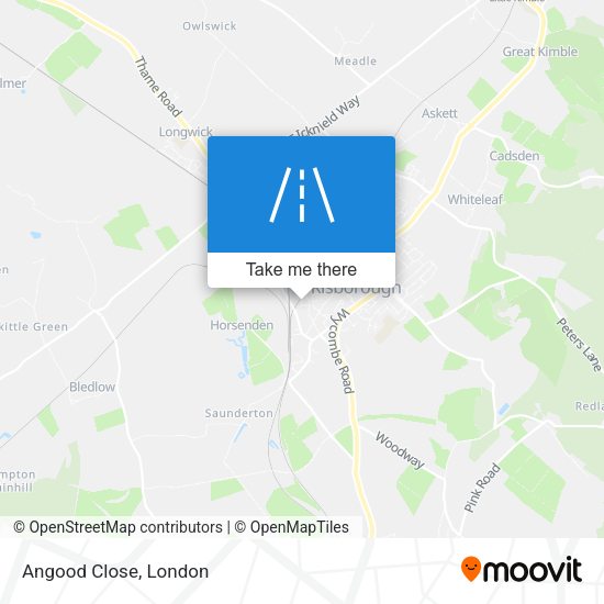 Angood Close map