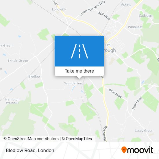 Bledlow Road map