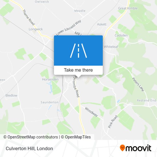 Culverton Hill map