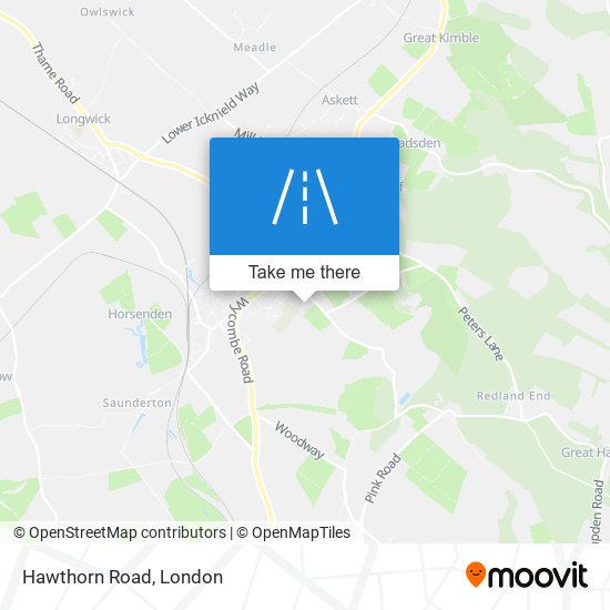 Hawthorn Road map