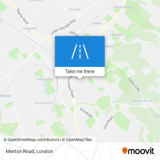 Merton Road map