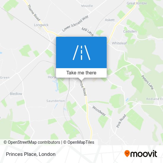 Princes Place map