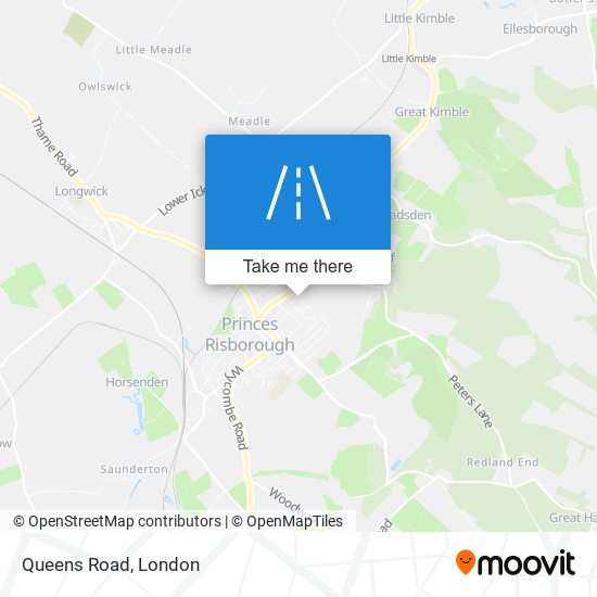 Queens Road map