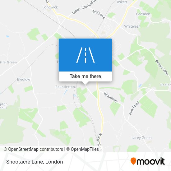 Shootacre Lane map