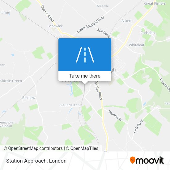 Station Approach map
