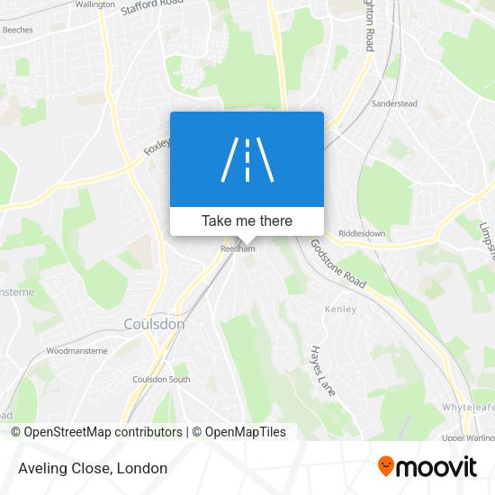 Aveling Close map