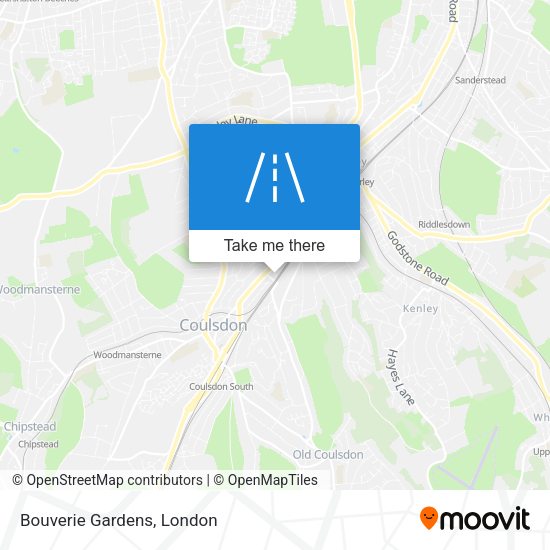 Bouverie Gardens map
