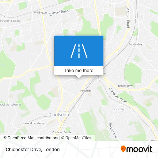 Chichester Drive map