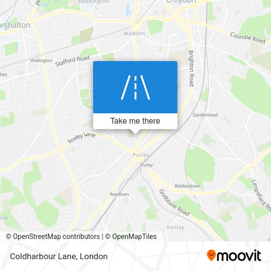 Coldharbour Lane map