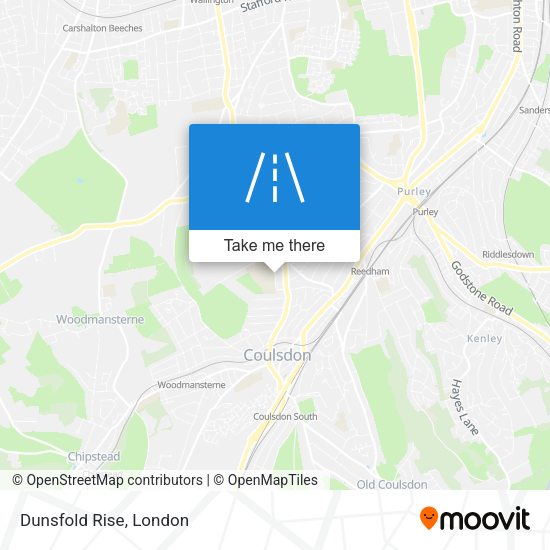 Dunsfold Rise map