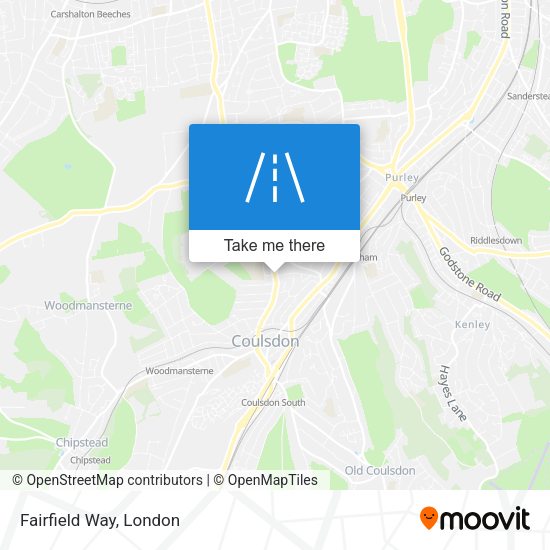 Fairfield Way map