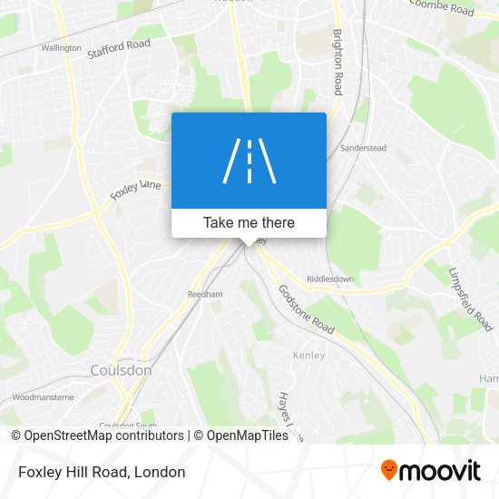 Foxley Hill Road map
