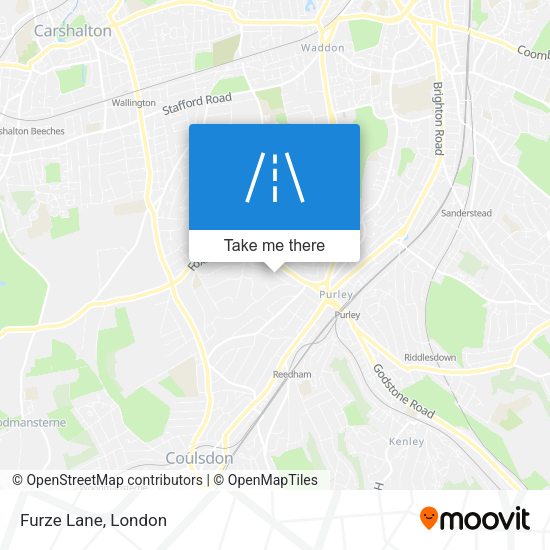 Furze Lane map