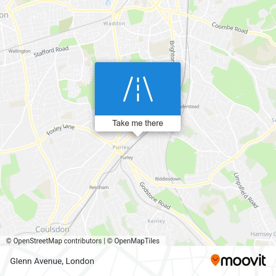 Glenn Avenue map
