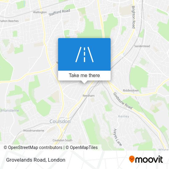 Grovelands Road map