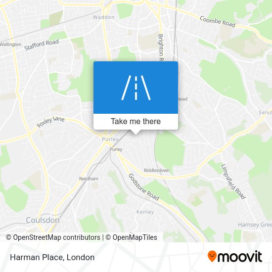 Harman Place map