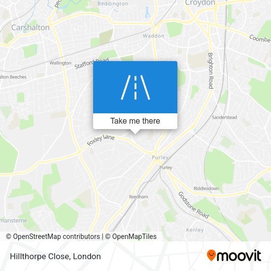 Hillthorpe Close map