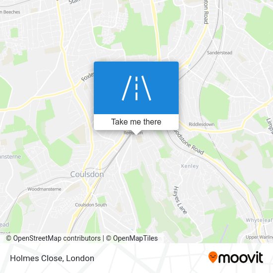 Holmes Close map