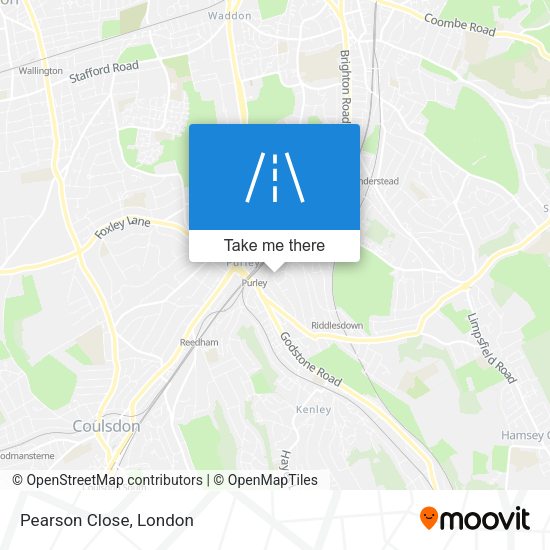 Pearson Close map
