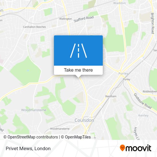 Privet Mews map