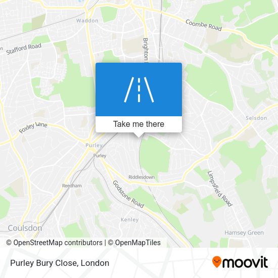 Purley Bury Close map