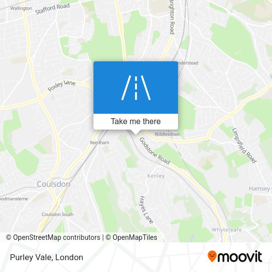 Purley Vale map