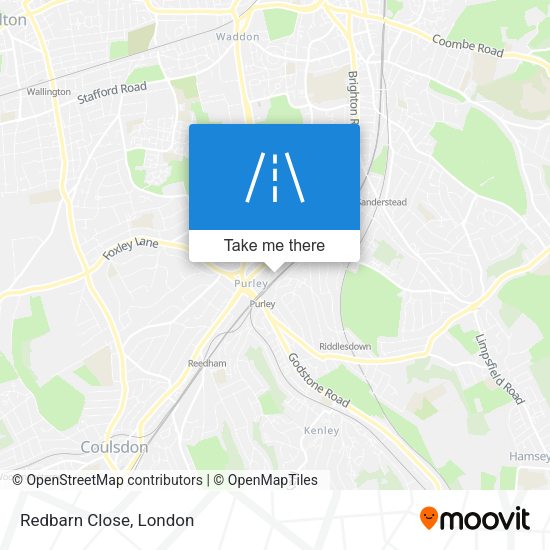 Redbarn Close map