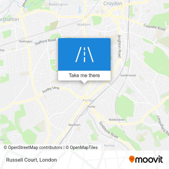 Russell Court map