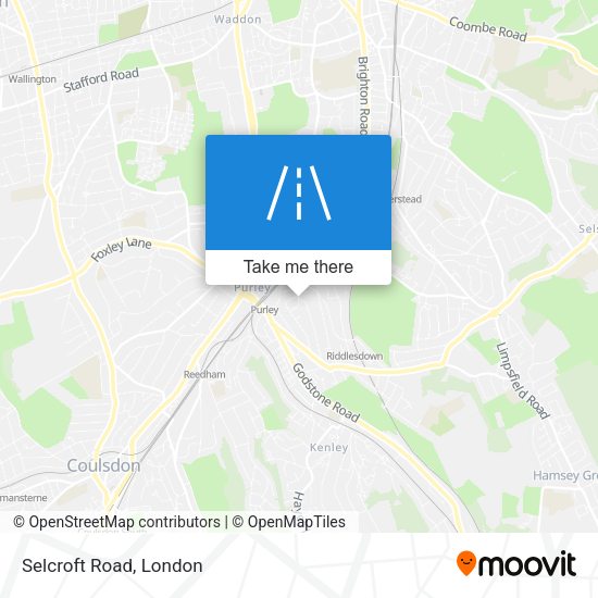Selcroft Road map