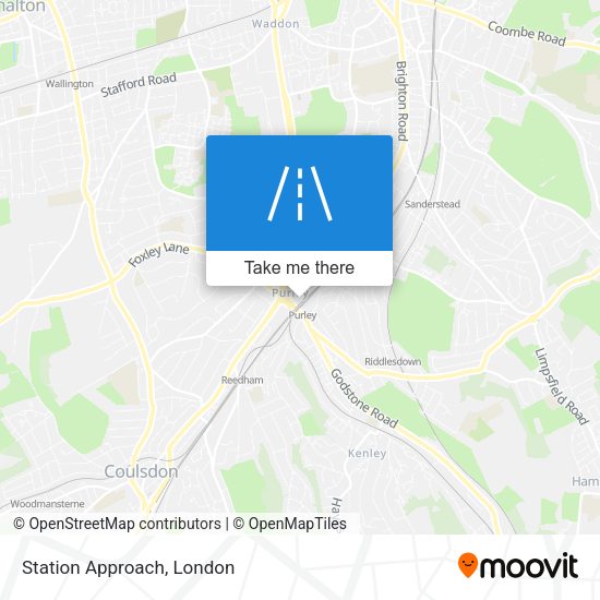 Station Approach map
