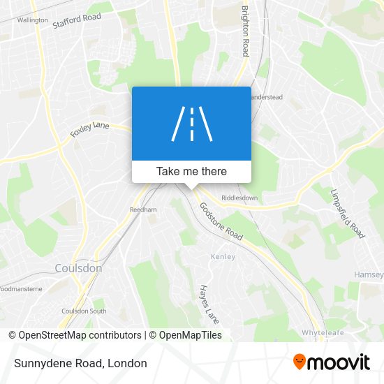 Sunnydene Road map