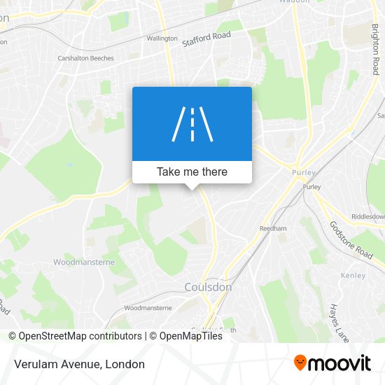 Verulam Avenue map