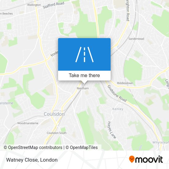 Watney Close map