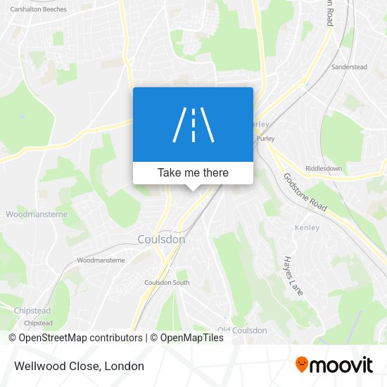 Wellwood Close map