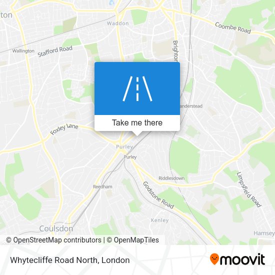 Whytecliffe Road North map