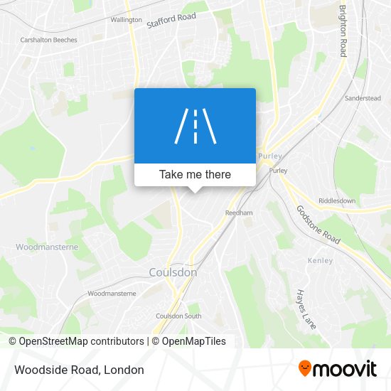 Woodside Road map