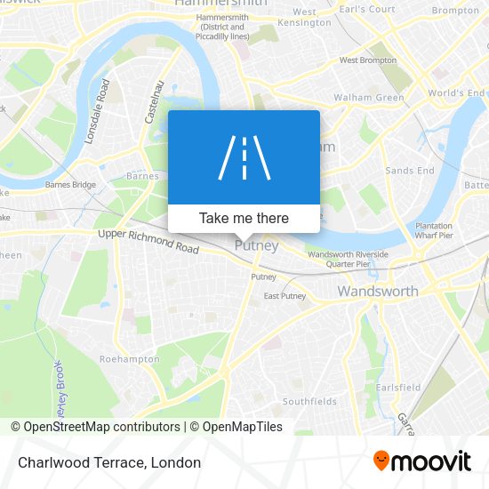 Charlwood Terrace map