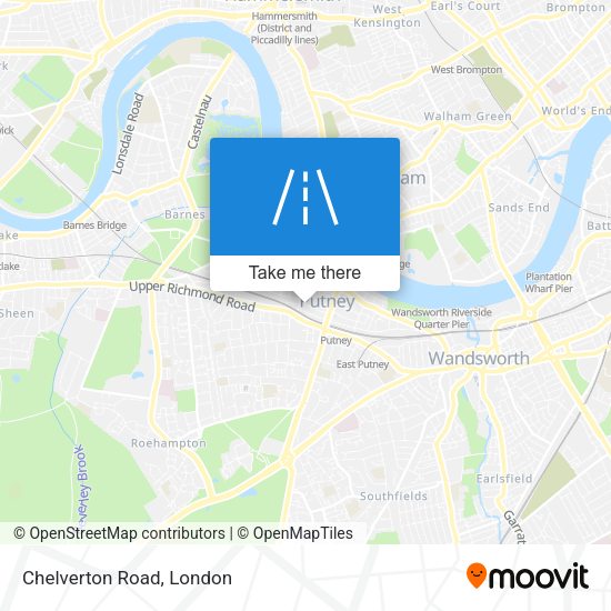 Chelverton Road map