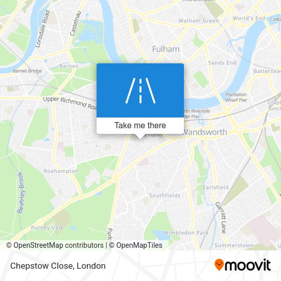Chepstow Close map
