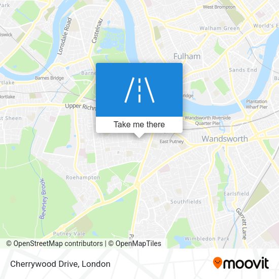 Cherrywood Drive map