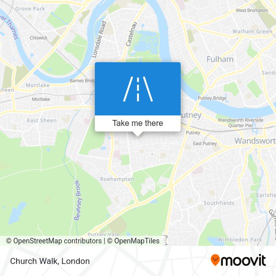 Church Walk map