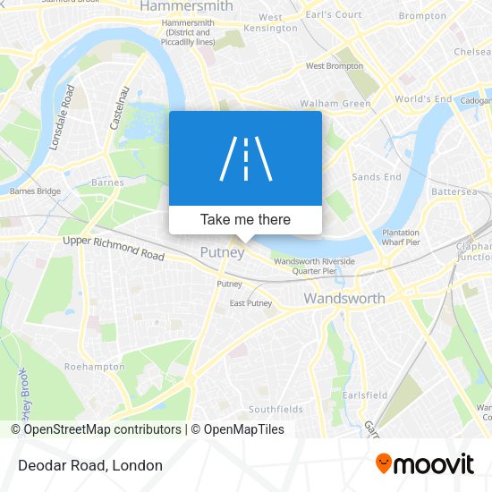 Deodar Road map