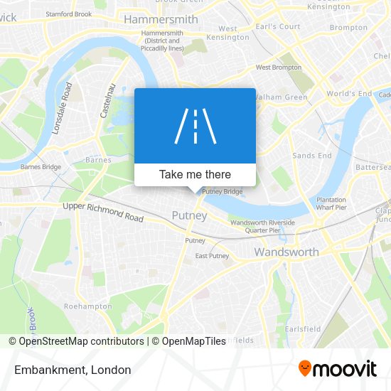 Embankment map