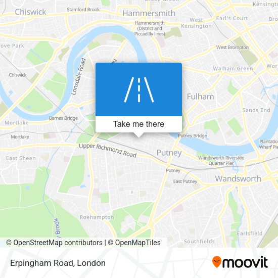 Erpingham Road map